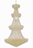 42 Light Foyer Hallway Light In Gold With Crystal - Style: 7393654