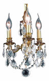 Elegant Cut Clear Crystal Lillie 3-Light - Style: 7399782