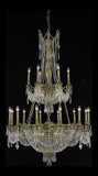 27 Light Foyer With French Gold Finish And Clear Crystal - Style: 7400562