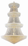56 Light Foyer Hallway Light In Gold With Crystal - Style: 7636226