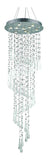Elegant Lighting 10 Light Contemporary Spiral Chandelier Chrome - Style: 7636974