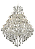 49 Light Foyer In Chrome With Clear Crystal - Style: 7637914