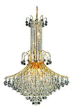 Elegant Cut Clear Crystal Toureg 16-Light Three-Tier Crystal Chandelier - Style: 7638494