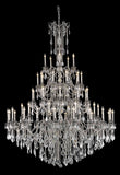 55 Light Foyer Light In Pewter With Clear Crystal - Style: 7639448