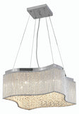 2091 Influx Collection Hanging Fixture L20In W20In H8In Lt:16 Chrome Finish (Roy - Style: 7748142