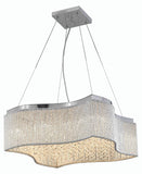 2091 Influx Collection Hanging Fixture L24In W24In H8In Lt:24 Chrome Finish (Roy - Style: 7748144
