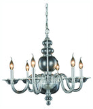 Champlain Collection Pendant Lamp D:27In. H:22In. Lt:6 Chrome Finish - Style: 7836682