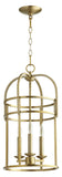 3Lt Toque Entry Aged Brass - Style: 7948492