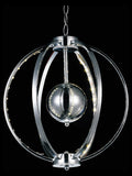 CWI Lighting Modern Globe Chandelier Chrome - Style: 8025592