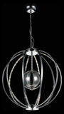 CWI Lighting Modern Globe Chandelier Chrome - Style: 8025596