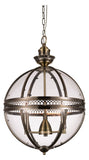 CWI Lighting 3 Light Modern Globe Chandelier Bronze - Style: 8027834