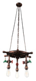 CWI Lighting 3 Light Modern Industrial Lighting Fixture Speckled copper - Style: 8027854