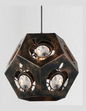 CWI Lighting 1 Light Modern Industrial Lighting Fixture Blackened Bronze - Style: 8027884