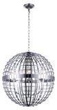 CWI Lighting 5 Light Modern Globe Chandelier Chrome - Style: 8028360