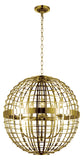 CWI Lighting 5 Light Modern Globe Chandelier Gold - Style: 8028362